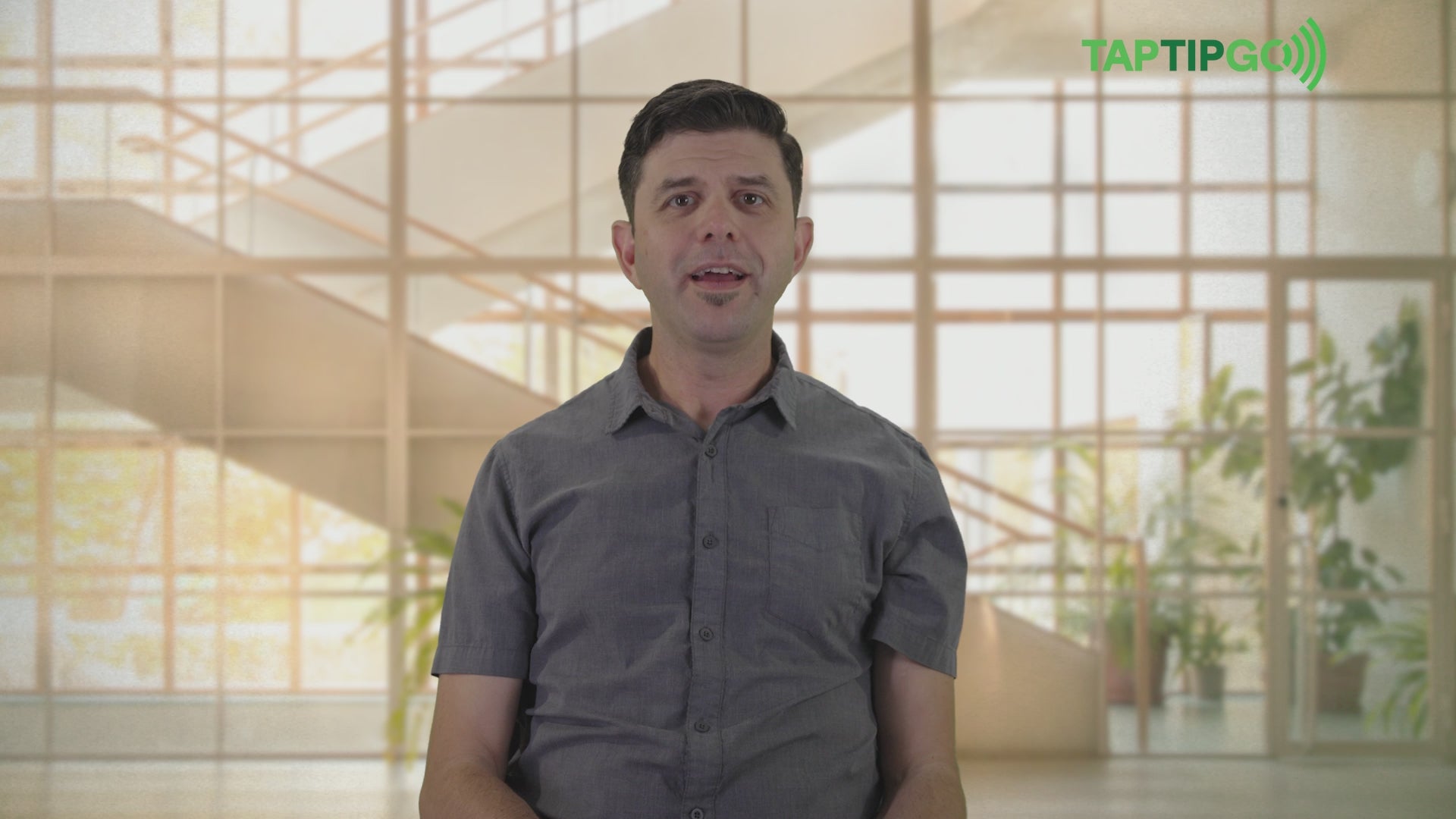 Load video: Meet our CEO, Scott, and see how Tap Tip + Go works.
